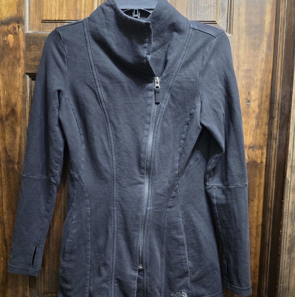 Womens North Face "Wrap-ture" Off Center Full Zip Jacket Small